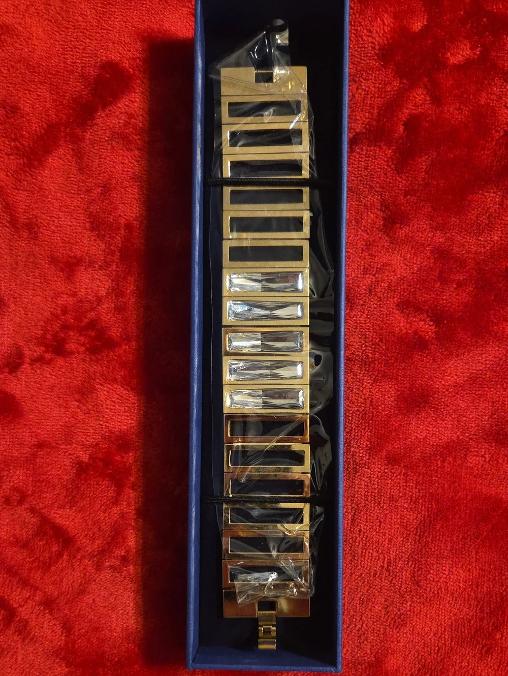 Gold and Crystal Bracelet
